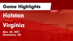 Holston  vs Virginia  Game Highlights - Nov. 30, 2021