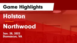 Holston  vs Northwood  Game Highlights - Jan. 28, 2022