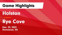 Holston  vs Rye Cove  Game Highlights - Dec. 29, 2022