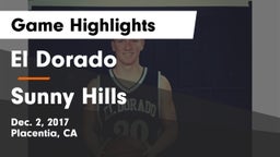 El Dorado  vs Sunny Hills  Game Highlights - Dec. 2, 2017