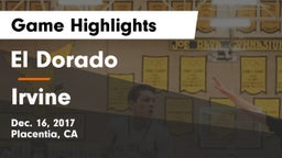 El Dorado  vs Irvine  Game Highlights - Dec. 16, 2017