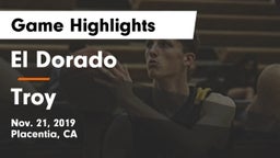 El Dorado  vs Troy  Game Highlights - Nov. 21, 2019