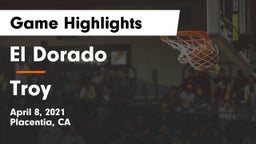 El Dorado  vs Troy  Game Highlights - April 8, 2021