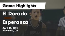 El Dorado  vs Esperanza  Game Highlights - April 13, 2021