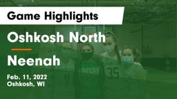 Oshkosh North  vs Neenah  Game Highlights - Feb. 11, 2022