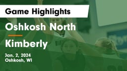 Oshkosh North  vs Kimberly  Game Highlights - Jan. 2, 2024