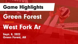 Green Forest  vs West Fork Ar Game Highlights - Sept. 8, 2022