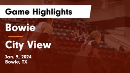 Bowie  vs City View  Game Highlights - Jan. 9, 2024