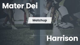 Matchup: Mater Dei High vs. Harrison  2016