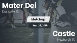 Matchup: Mater Dei High vs. Castle  2016