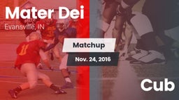 Matchup: Mater Dei High vs. Cub 2016
