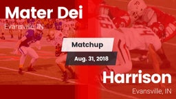 Matchup: Mater Dei High vs. Harrison  2018