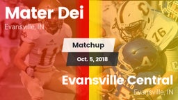 Matchup: Mater Dei High vs. Evansville Central  2018