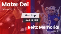 Matchup: Mater Dei High vs. Reitz Memorial  2019