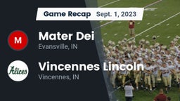Recap: Mater Dei  vs. Vincennes Lincoln  2023
