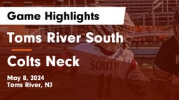 Toms River South  vs Colts Neck  Game Highlights - May 8, 2024