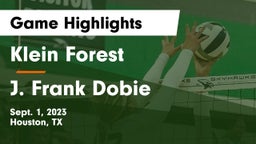 Klein Forest  vs J. Frank Dobie  Game Highlights - Sept. 1, 2023