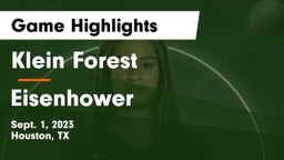 Klein Forest  vs Eisenhower  Game Highlights - Sept. 1, 2023