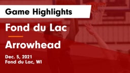 Fond du Lac  vs Arrowhead  Game Highlights - Dec. 5, 2021