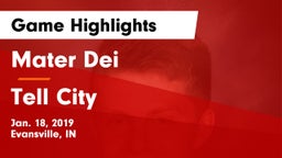 Mater Dei  vs Tell City  Game Highlights - Jan. 18, 2019
