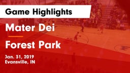 Mater Dei  vs Forest Park  Game Highlights - Jan. 31, 2019