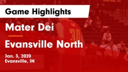 Mater Dei  vs Evansville North  Game Highlights - Jan. 3, 2020