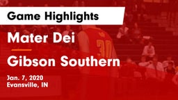 Mater Dei  vs Gibson Southern  Game Highlights - Jan. 7, 2020