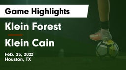 Klein Forest  vs Klein Cain  Game Highlights - Feb. 25, 2022