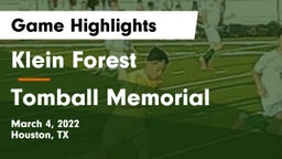 Klein Forest  vs Tomball Memorial  Game Highlights - March 4, 2022