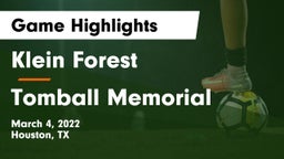 Klein Forest  vs Tomball Memorial  Game Highlights - March 4, 2022