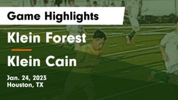 Klein Forest  vs Klein Cain  Game Highlights - Jan. 24, 2023