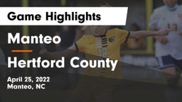 Manteo  vs Hertford County  Game Highlights - April 25, 2022