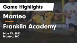 Manteo  vs Franklin Academy Game Highlights - May 23, 2022