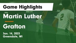 Martin Luther  vs Grafton  Game Highlights - Jan. 14, 2023
