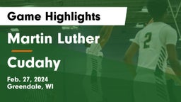 Martin Luther  vs Cudahy  Game Highlights - Feb. 27, 2024