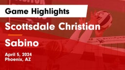 Scottsdale Christian vs Sabino  Game Highlights - April 5, 2024