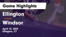 Ellington  vs Windsor  Game Highlights - April 15, 2023