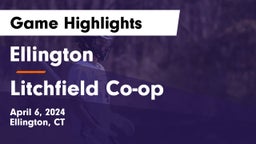 Ellington  vs Litchfield Co-op Game Highlights - April 6, 2024