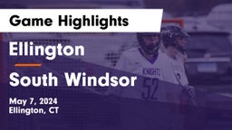 Ellington  vs South Windsor  Game Highlights - May 7, 2024