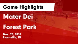 Mater Dei  vs Forest Park  Game Highlights - Nov. 20, 2018