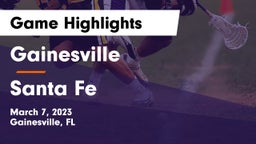 Gainesville  vs Santa Fe  Game Highlights - March 7, 2023
