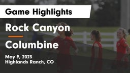 Rock Canyon  vs Columbine  Game Highlights - May 9, 2023