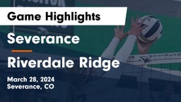 Severance  vs Riverdale Ridge Game Highlights - March 28, 2024