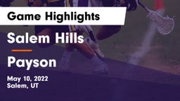 Salem Hills  vs Payson  Game Highlights - May 10, 2022