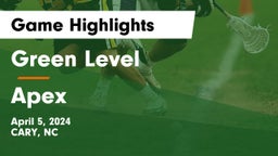 Green Level  vs Apex  Game Highlights - April 5, 2024