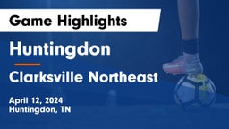 Huntingdon  vs Clarksville Northeast Game Highlights - April 12, 2024