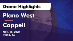 Plano West  vs Coppell  Game Highlights - Nov. 13, 2020