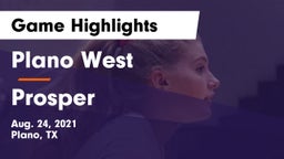 Plano West  vs Prosper  Game Highlights - Aug. 24, 2021