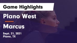 Plano West  vs Marcus  Game Highlights - Sept. 21, 2021