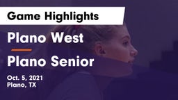Plano West  vs Plano Senior  Game Highlights - Oct. 5, 2021